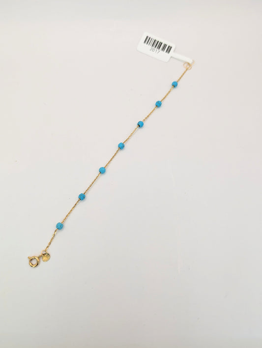 18kt Beaded Bracelet