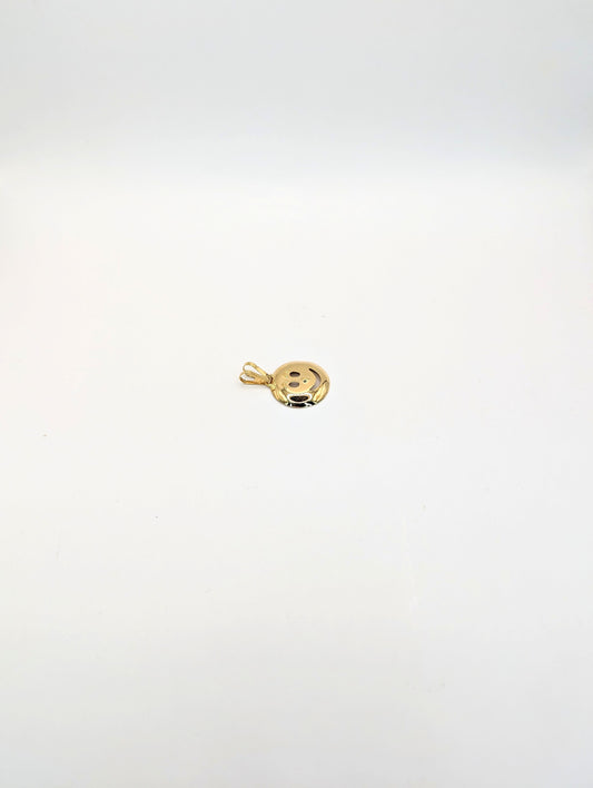 18kt Smily Face Pendant