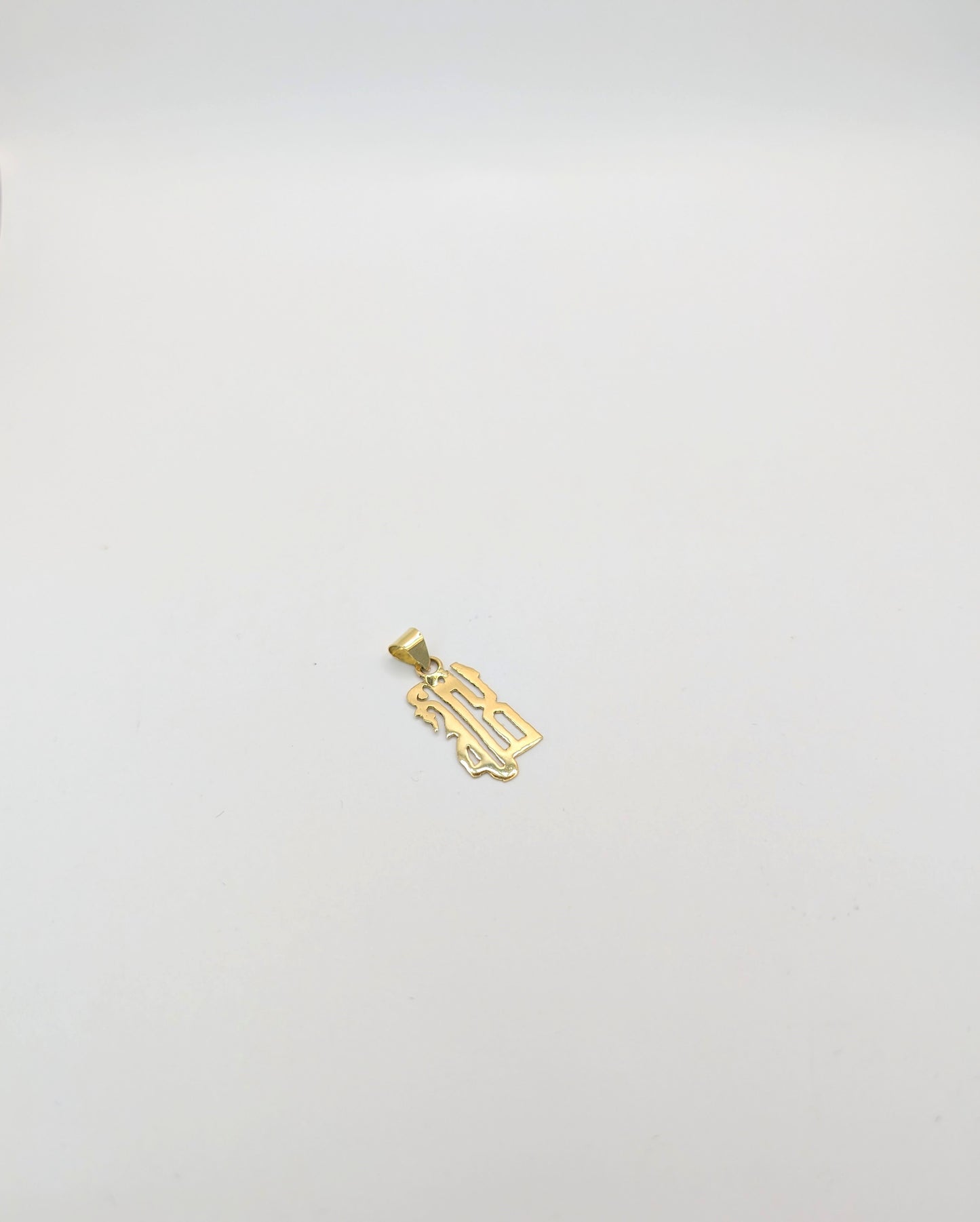 18kt ALLAH Calligraphy Pendant