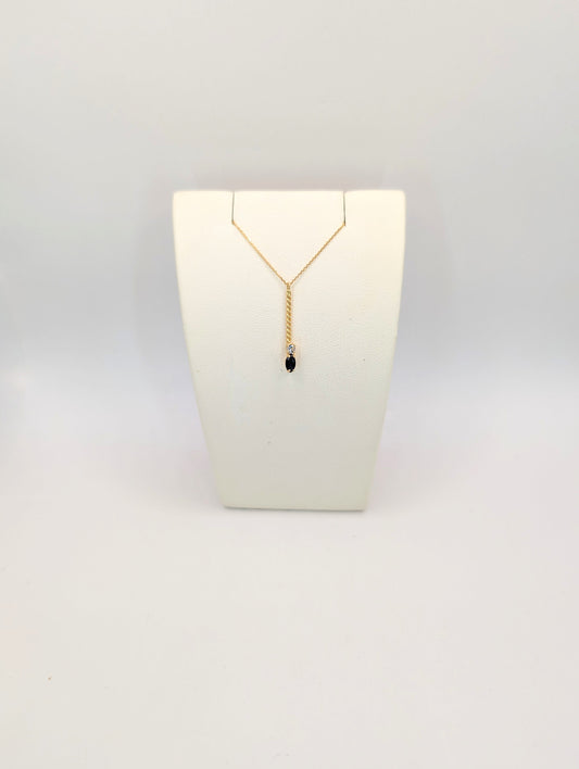 18kt CZ Necklace