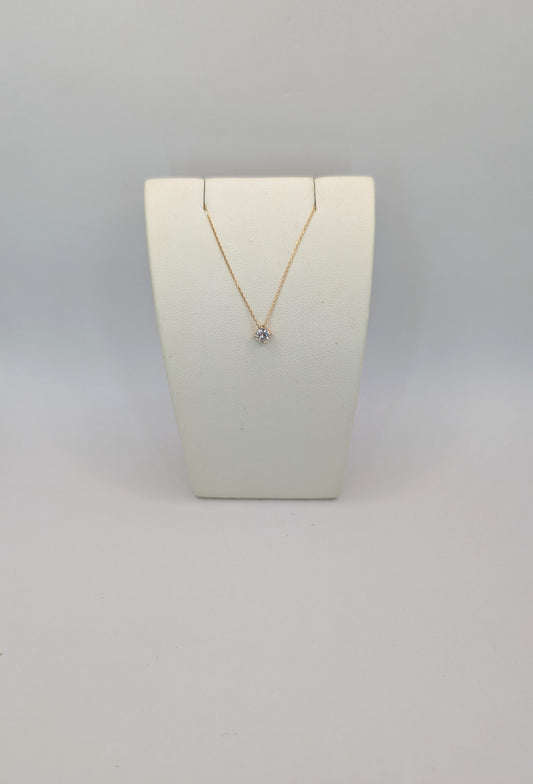 18kt CZ Necklace