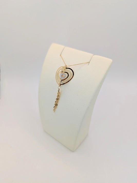 18kt Radiant Heart Necklace
