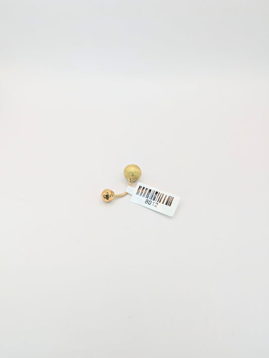 18kt Balls Belly Piercing