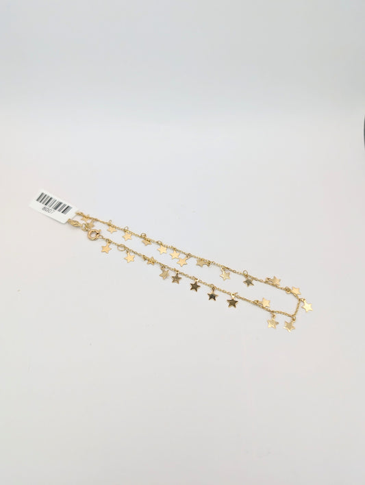 18kt Stars Anklet