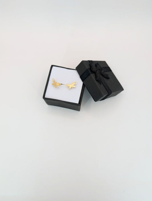 18kt Butterfly Earring