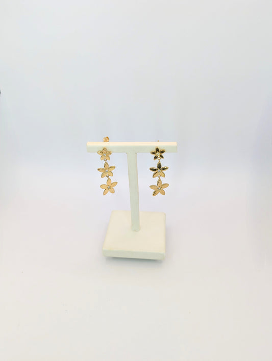 18kt  Jasmine Stars Earrings