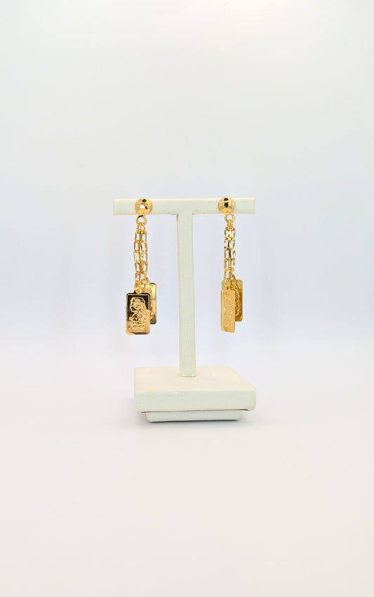 21kt Figure Icon Earrings