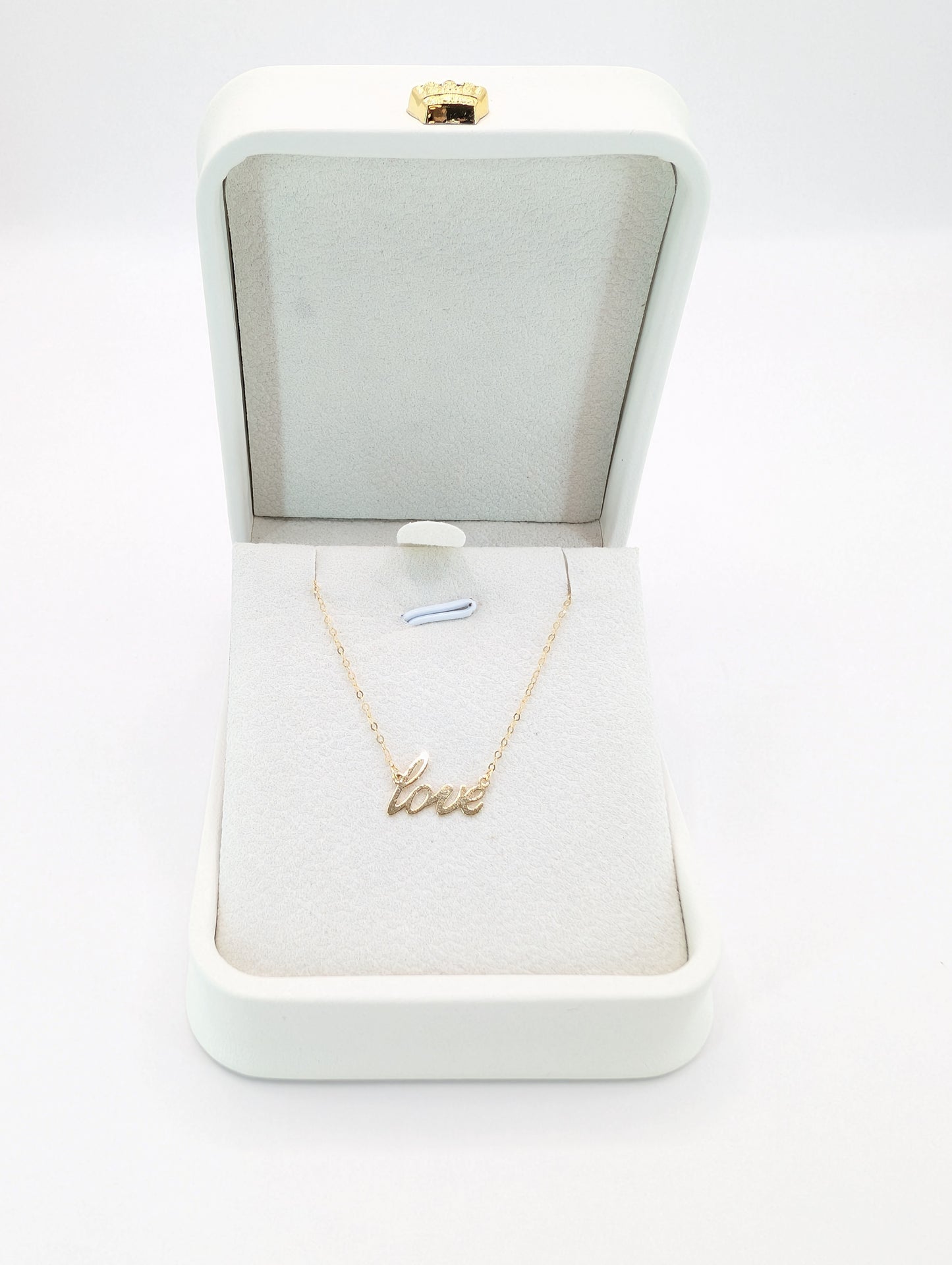 18KT Gold “Love” Necklace