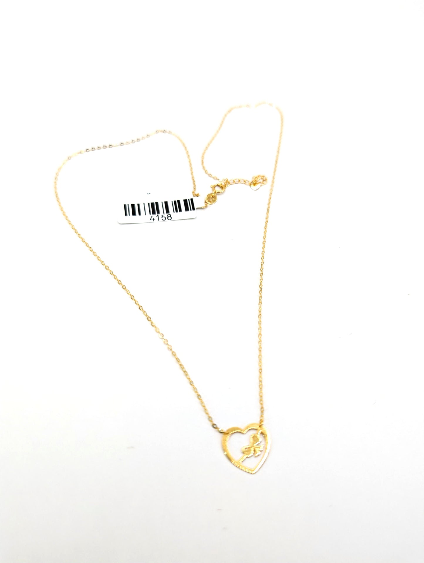 18KT Gold Heart Necklace