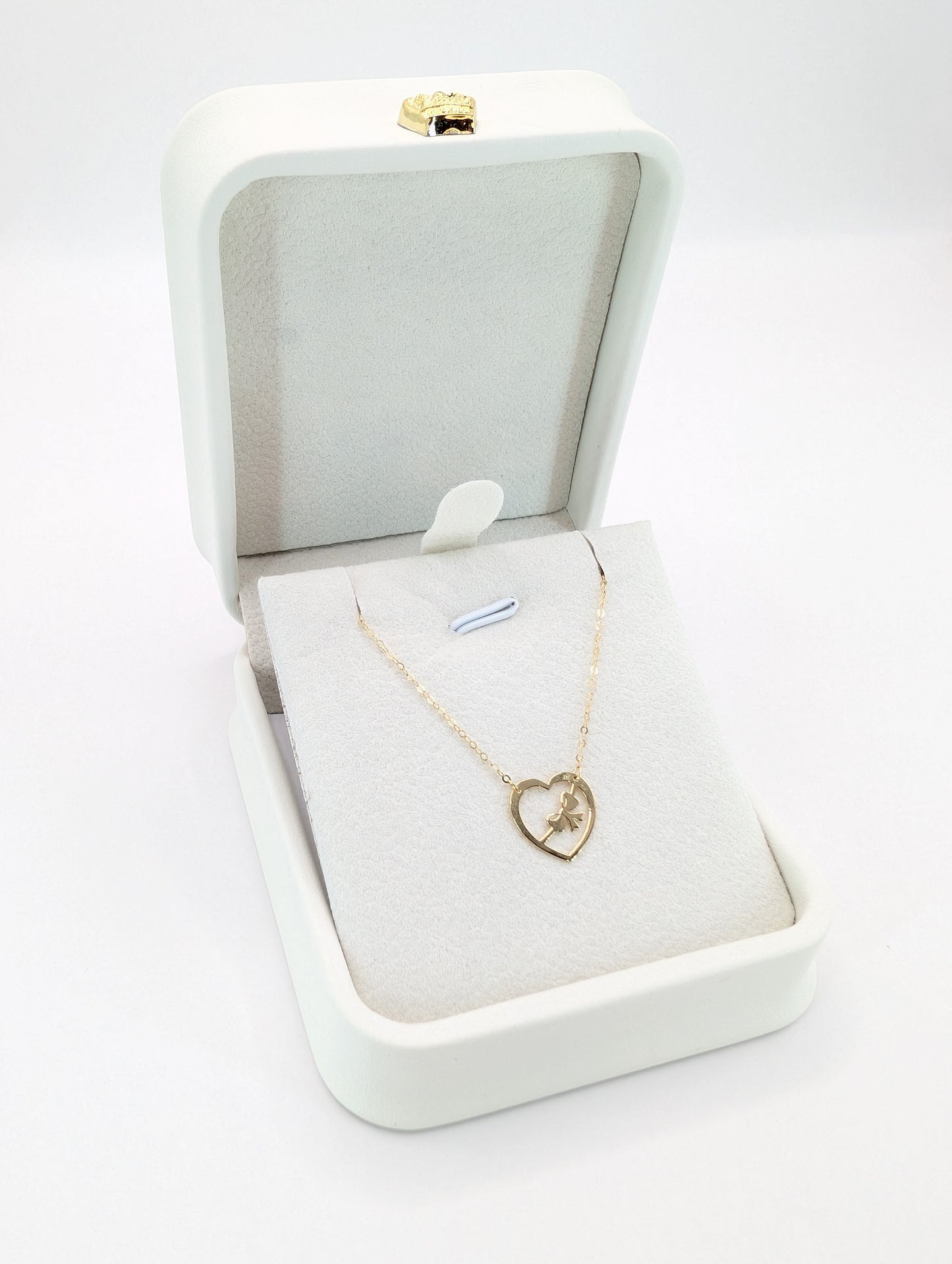 18KT Gold Heart Necklace