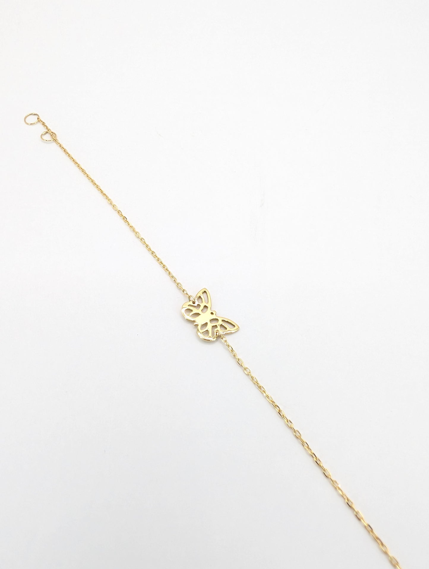 18KT Gold Butterfly Bracelet