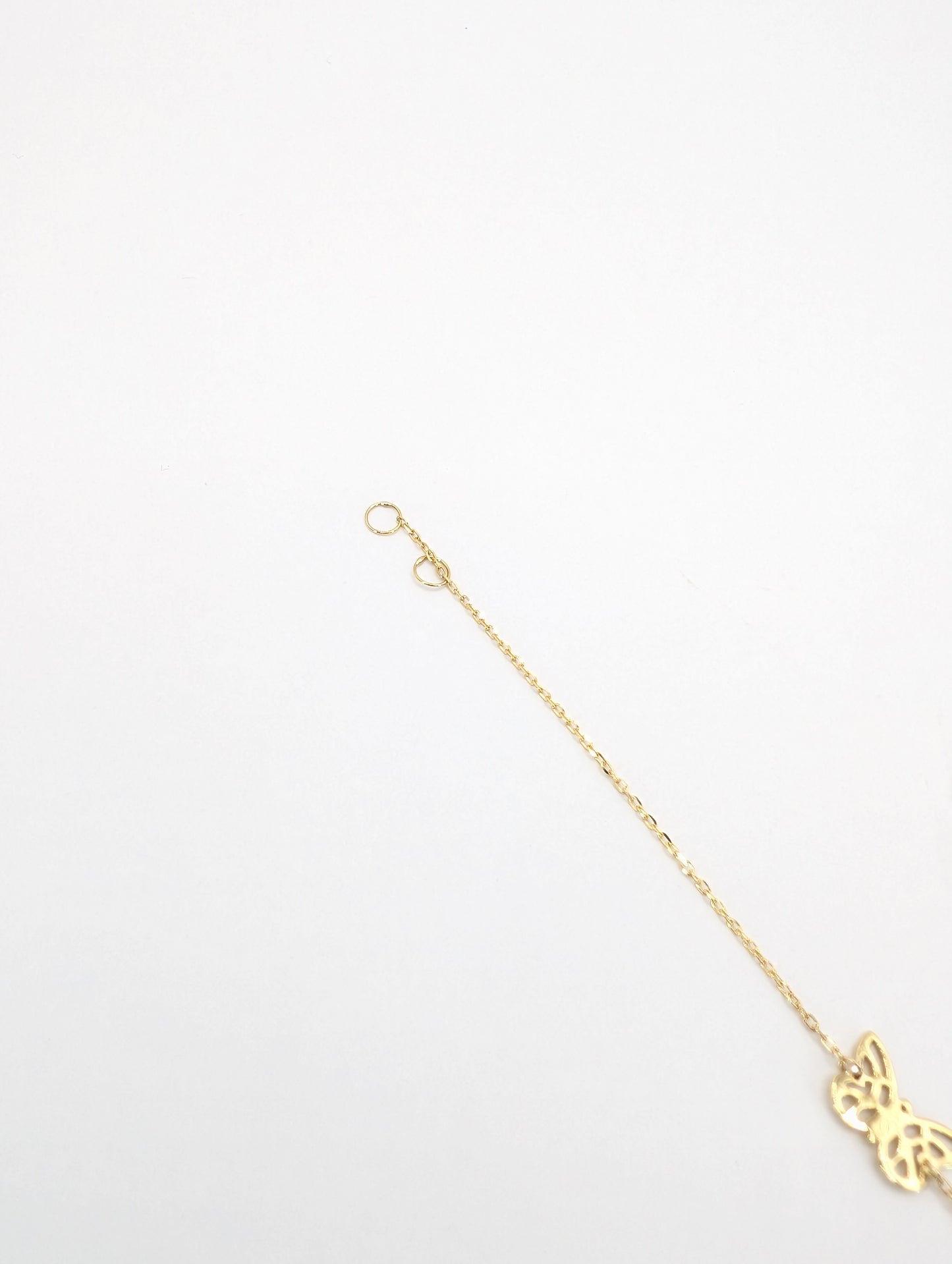 18KT Gold Butterfly Bracelet