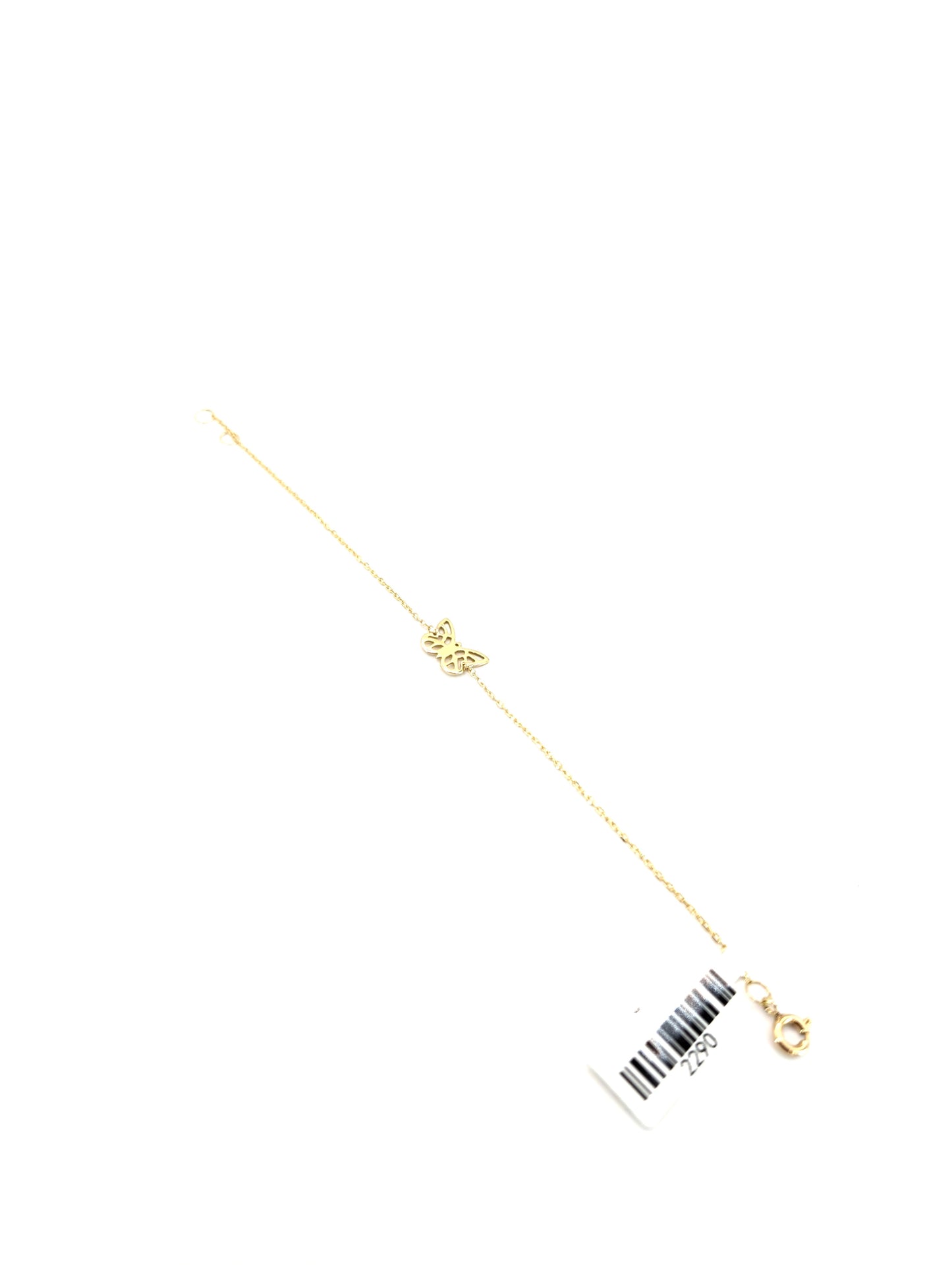 18KT Gold Butterfly Bracelet