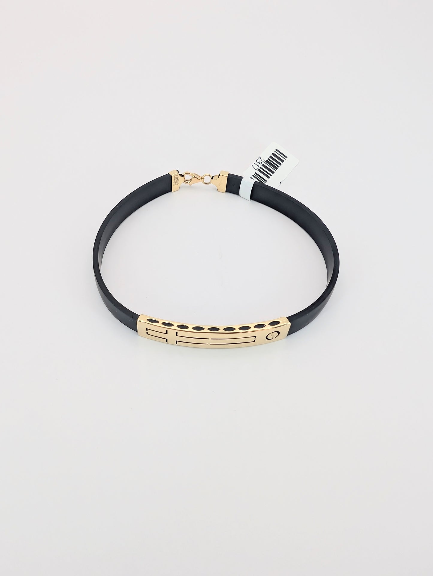 18K Gold Cross Men’s Bracelet