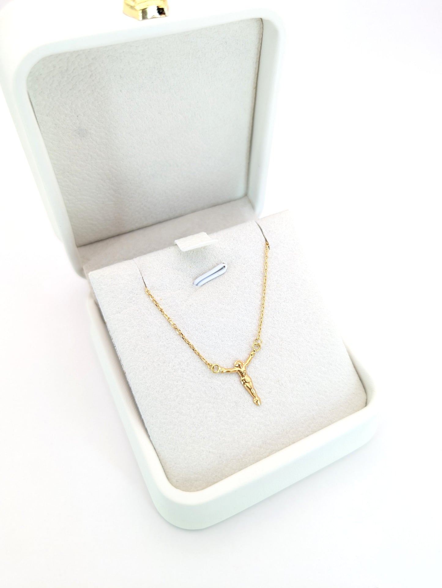 18KT Gold Crucifix Necklace