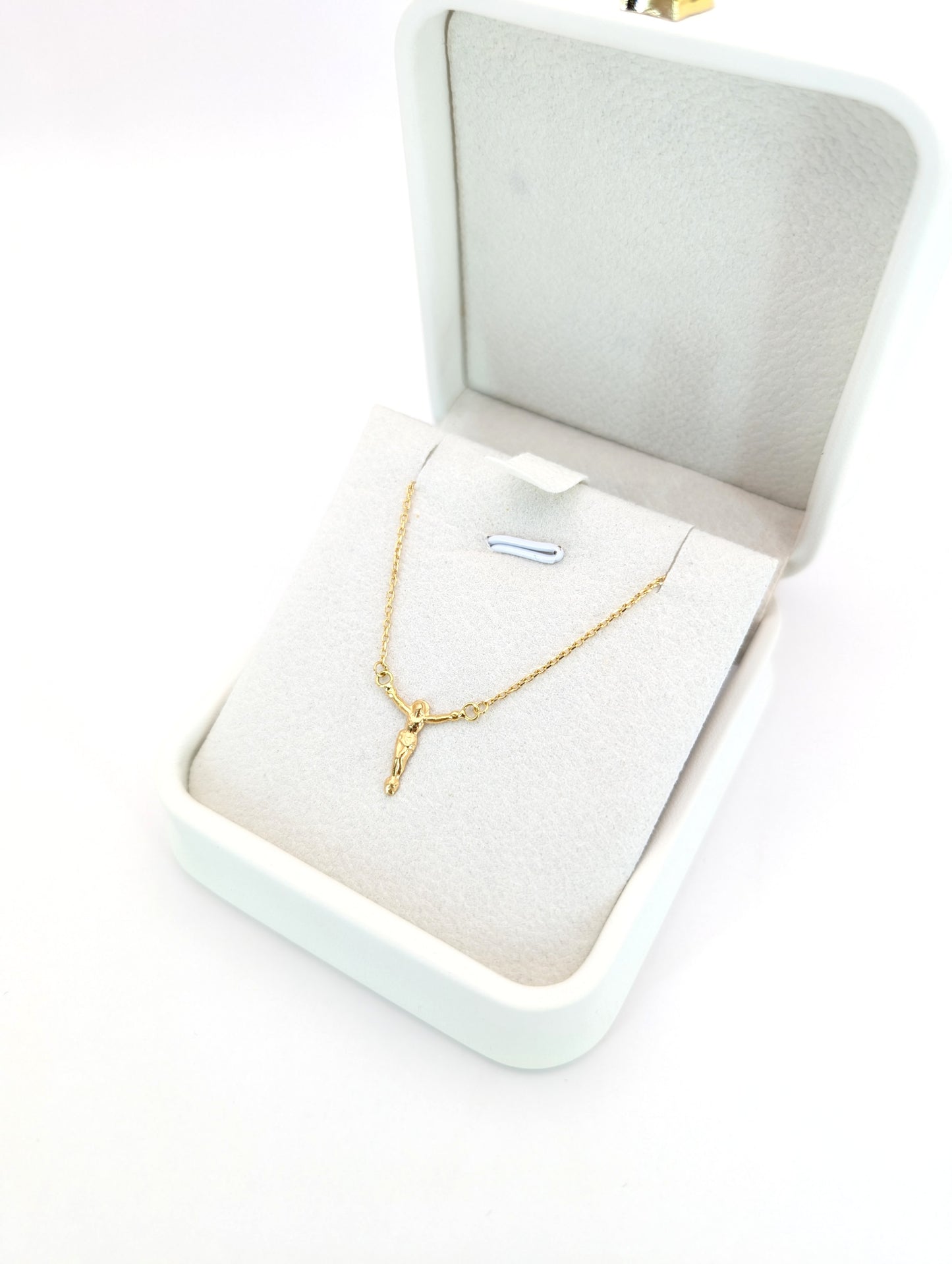 18KT Gold Crucifix Necklace