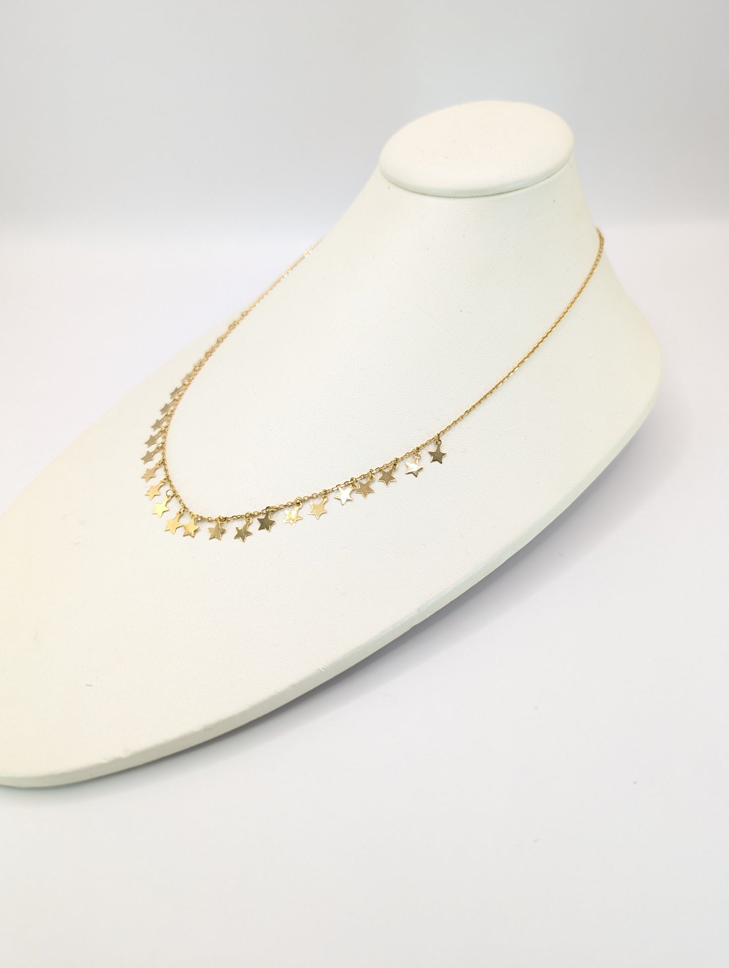 Celestial Stars 18KT Gold Necklace & Bracelet Set