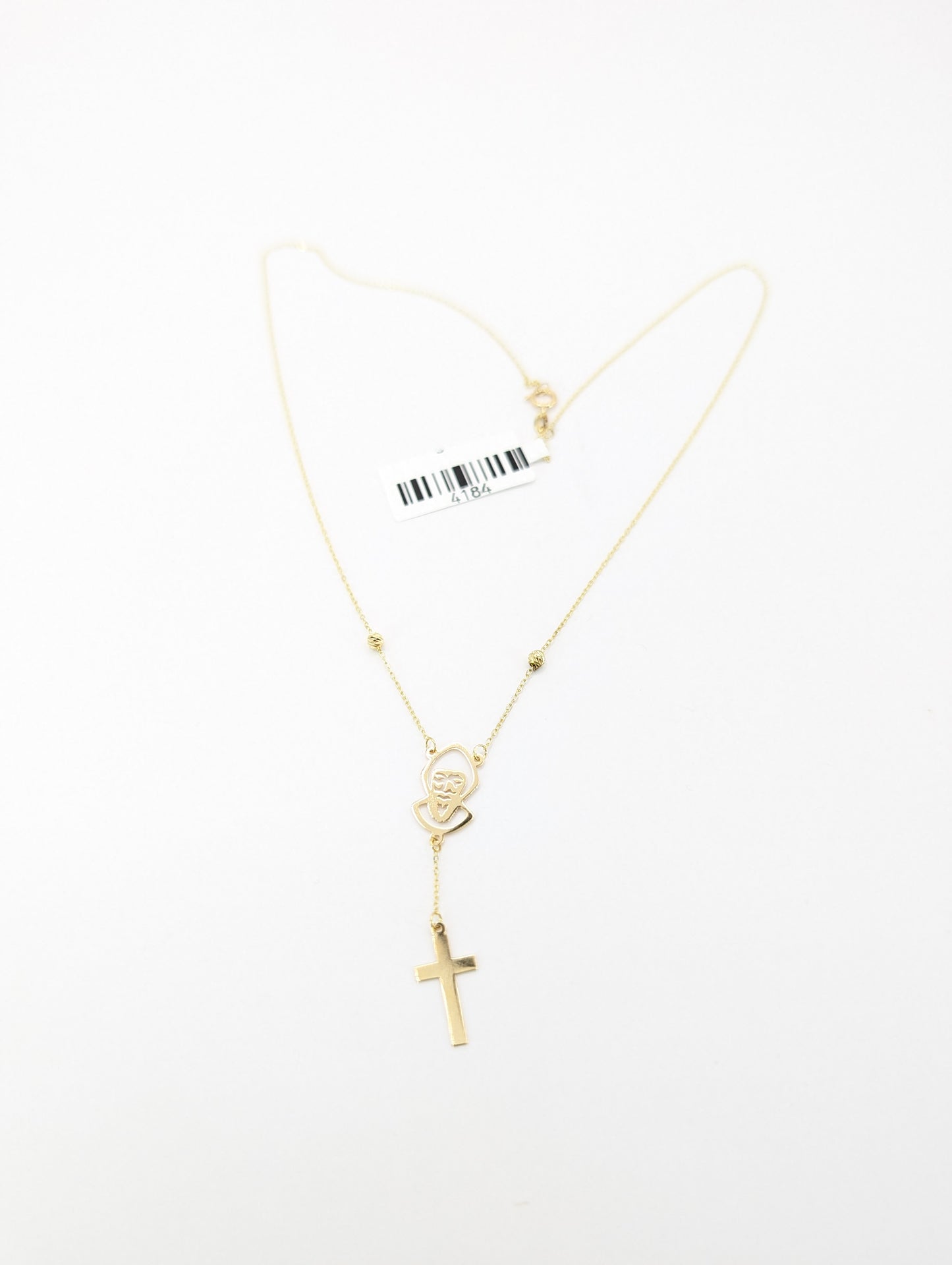 Saint Charbel Cross Drop Necklace