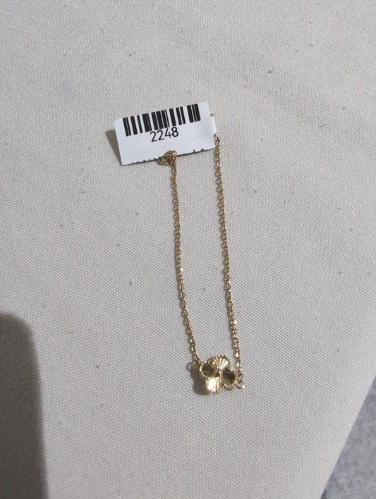 18kt flower bracelet